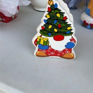 Gnome Christmas Tree Napkin Holder